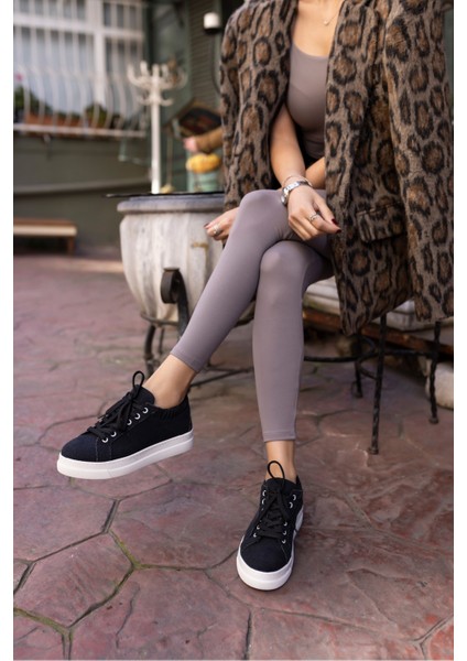 Gwen Kadın Bej Keten Lastıklı Sneaker fırsatları