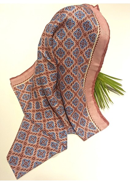 Lüks Figürlü Gösterişli Dökümlü Eşarp