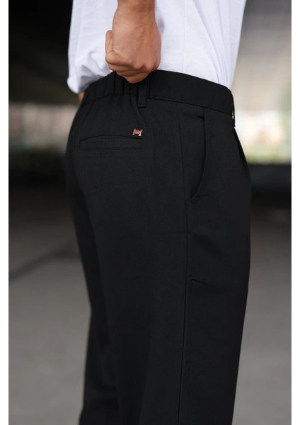 Erkek Beli Lastikli Baggy Pantolon modelleri