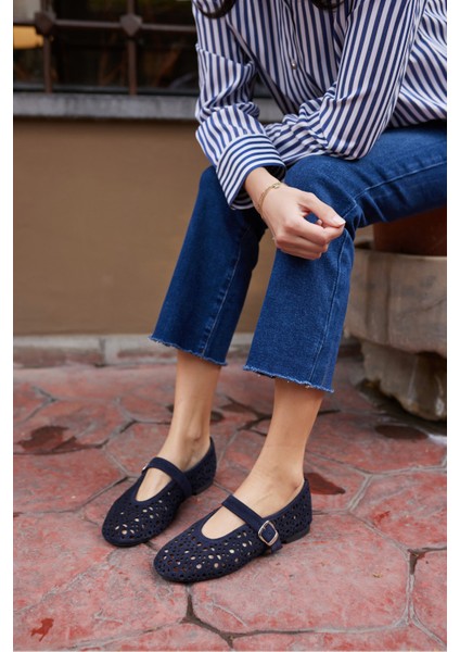 Olimpus Kadın Gold Altın Gercek Deri Babet