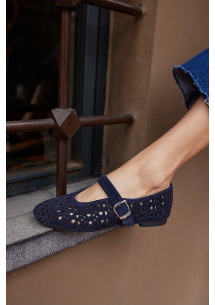 Olimpus Kadın Gold Altın Gercek Deri Babet