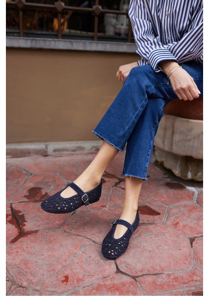 Olimpus Kadın Gold Altın Gercek Deri Babet