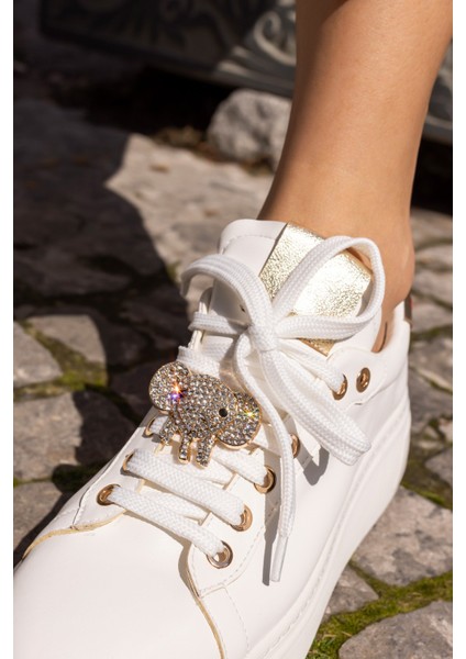 Julio Kadın Siyah Bagcık Taş Detay Sneaker indirimleri