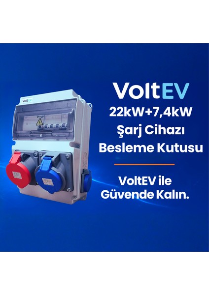 22kW + 7,4kW Pro, Şarj Cihazı Besleme Kutusu