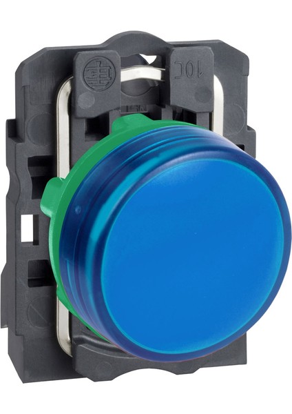 XB5AVM6 Entegre Led'li Mavi Eksiksiz Pilot Işığı 230...240V Çap 22 Düz Lens