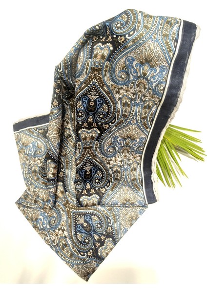 Lüks Figürlü Gösterişli Dökümlü Eşarp