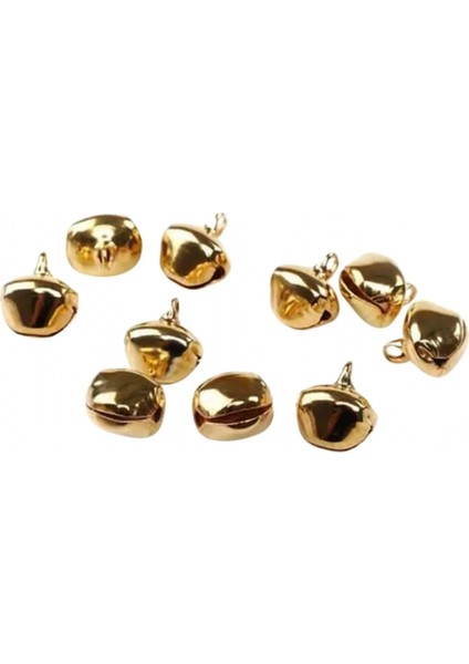 Amigurimi Mini Çan Altın Renk Çan 5'li