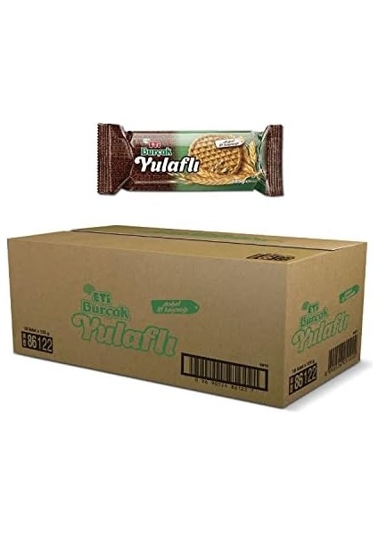 Eti Burçak Yulaflı Bisküvi 125 G x 18 Adet modelleri