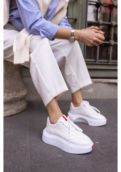 Bummer Kadin Siyah Cilt 5 cm Topuk Boyu Sneaker