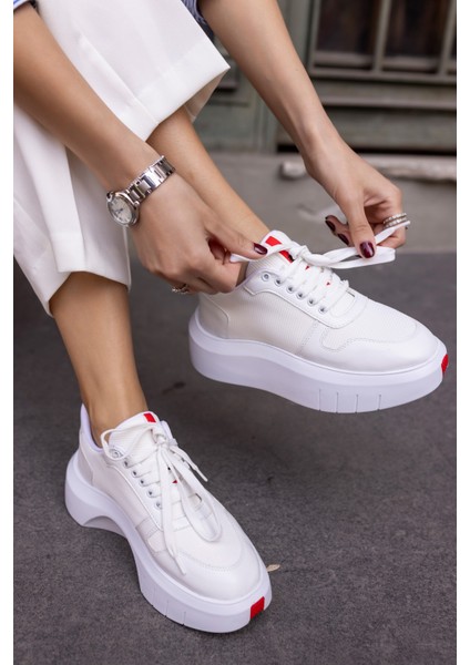 Bummer Kadin Siyah Cilt 5 cm Topuk Boyu Sneaker