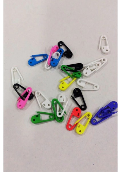 Çengelli Iğne Plastik Renkli 10 Adet 2 cm fiyatları