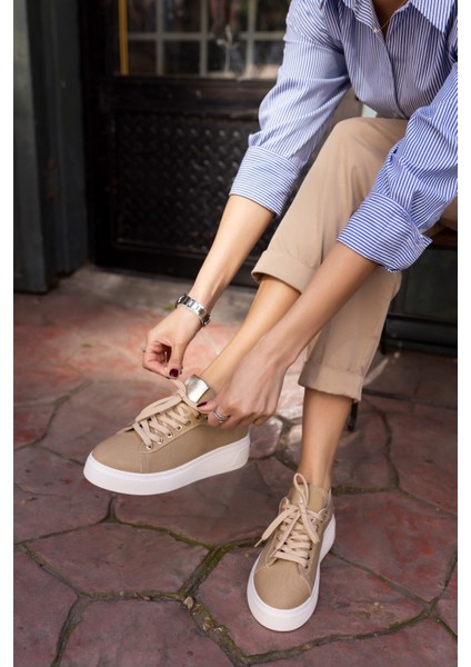 Biling Kadın Kot Mavi Bagcıklı Sneaker fiyatları