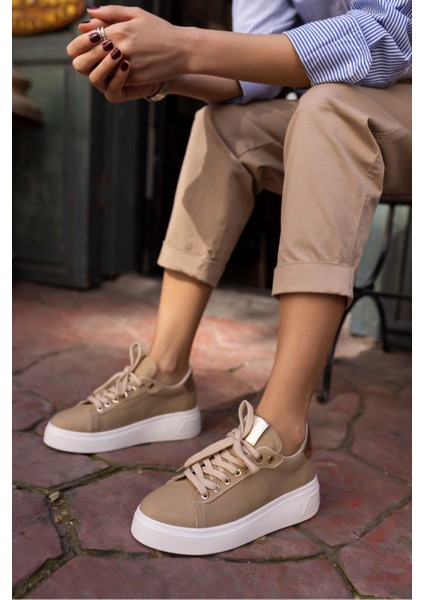 Biling Kadın Kot Mavi Bagcıklı Sneaker indirimleri