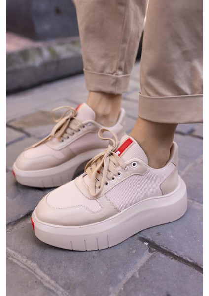 Bummer Kadin Siyah Cilt 5 cm Topuk Boyu Sneaker