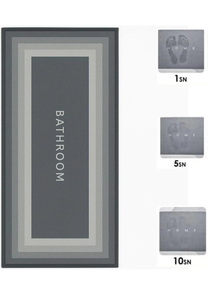Sihirli Süper Su Emici Kaymaz Tabanlı Uzun Paspas 40*120 cm fiyatları