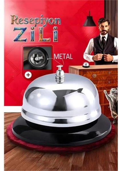 Modacar Resepsiyon Zili - Resepsiyon ve Restoran Için Zil - Resepsiyon Çağrı Zili fiyatları