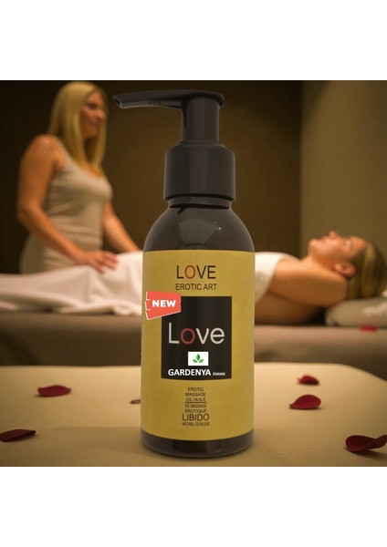 -Çiftlere Özel Romantik Cinsel Masaj Yağı, Gardenya Esanslı, Duyusal Rahatlama 100 ML 1AD indirimleri