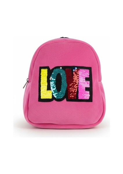 Dolphın PBR-676 Kadıfe Sırt Cantası (Pembe Love) modelleri