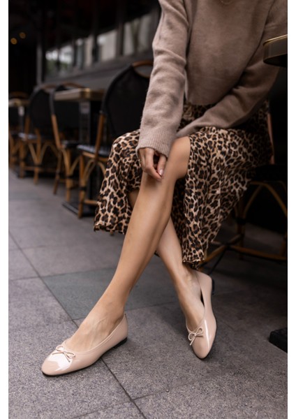 Balle Kadin Bordo Rugan Balerın Babet fiyatları