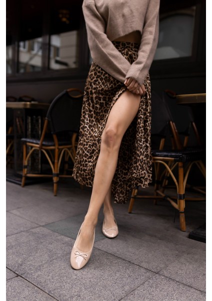 Balle Kadin Bordo Rugan Balerın Babet indirimleri