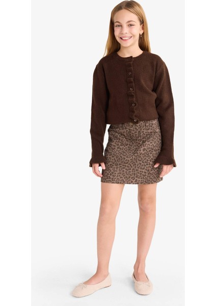 Kız Çocuk Bisiklet Yaka Düğmeli Hırka G3064A825AU fiyatları