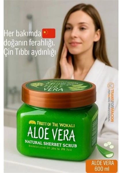 Modacar Profesyonel Aloevera Doğal Peeling - Tüm Vücut Scrub 600 ml