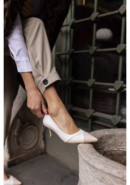 Teya Kadın Gumus Topuklu Ayakkabı