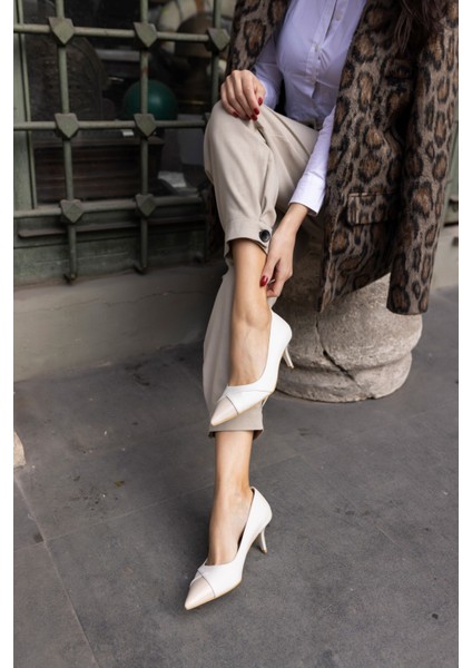 Teya Kadın Gumus Topuklu Ayakkabı