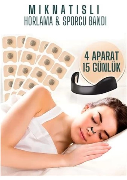 Modacar Manyetik Burun Bandı - Sporcu Burun Bandı - Horlama Önleyici Azaltıcı - 4 Farklı Boyut fiyatları