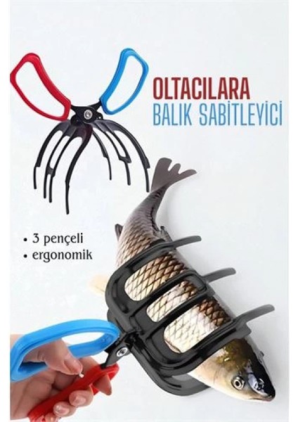 Modacar Balıkçılar Için Balık Sabitleyici - Oltadan Kolay Balık Çıkarma Makası