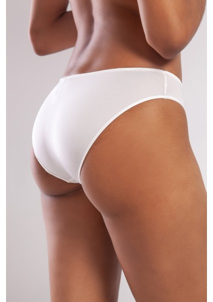 Golshan Garland Mini Slip, Kadın Güpürlü Ekru Külot modelleri