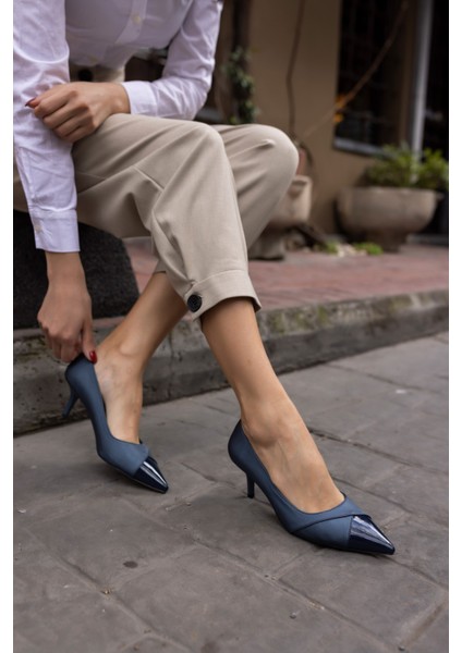 Teya Kadın Gumus Topuklu Ayakkabı