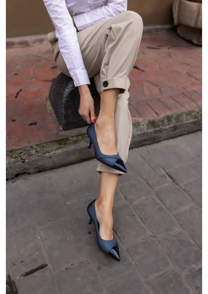 Teya Kadın Gumus Topuklu Ayakkabı