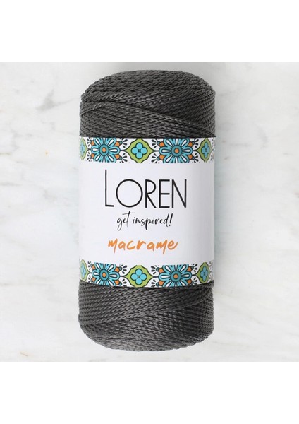 Loren Macrame Füme El Örgü Ipi - Rm 067 - 34341