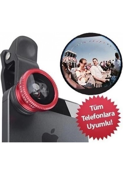 Balık Gözü Cep Telefonu Lensi (Tüm Modellere Uyumlu) modelleri
