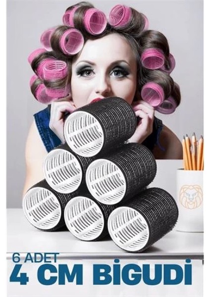 4 cm Bigudi 6 Lı Paket