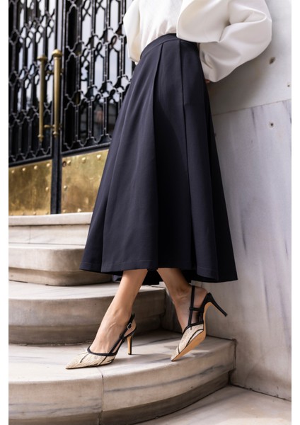 Jaylan Kadın Kahve Bej Hasır Topuklu Sandalet Ayakkabi