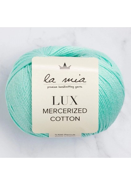 La Mia Lux Mercerized Cotton Su Yeşili El Örgü Ipi - 137 - 33750