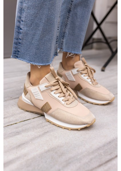 Evora Kadin Siyah Sim Detayli Sneaker