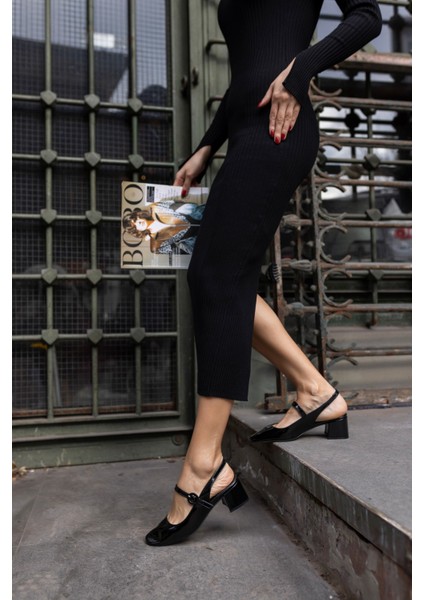 Maryo Kadın Bej Rugan Topuklu Ayakkabi modelleri