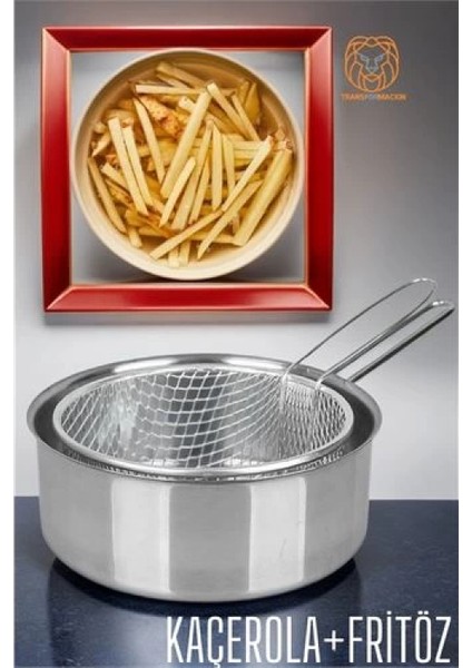 Modacar Fritözlü Kaçerola Multi Kullanım Çelik 20 cm fiyatları