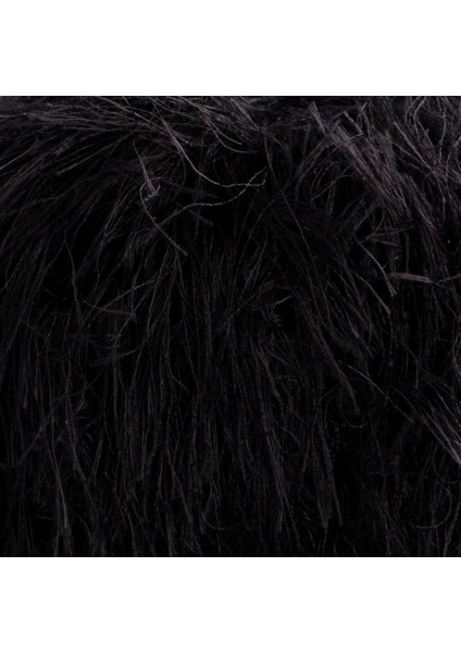 Loren Luna Tavşan Tüyü Siyah El Örgü Ipi - R004 - 34002 fiyatları