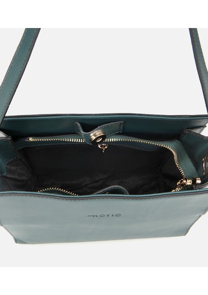 03CAH310300A840 KADIN Deri Haki Omuz Çantası