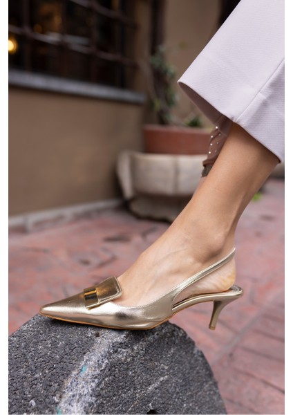 Conroy Kadin Gumus Topuklu Ayakkabi