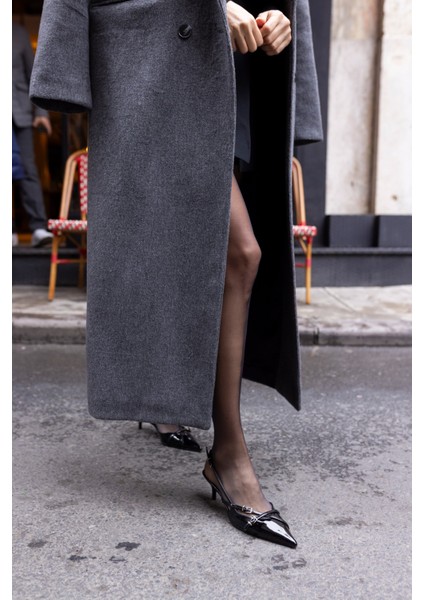 Boris Kadın Hasır Taba Miu Tarzi Topuklu Ayakkabi