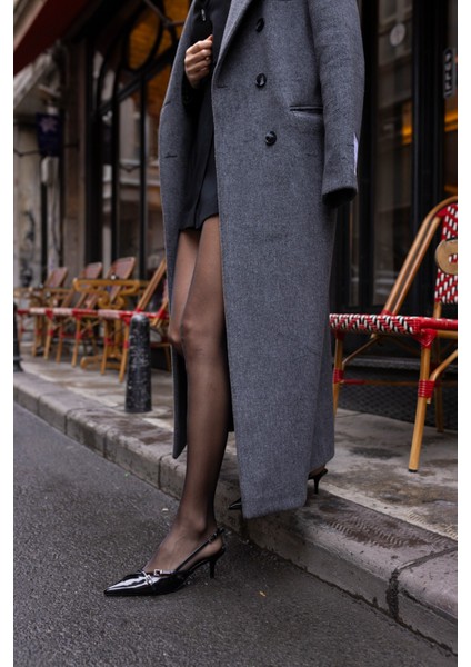 Boris Kadın Hasır Taba Miu Tarzi Topuklu Ayakkabi