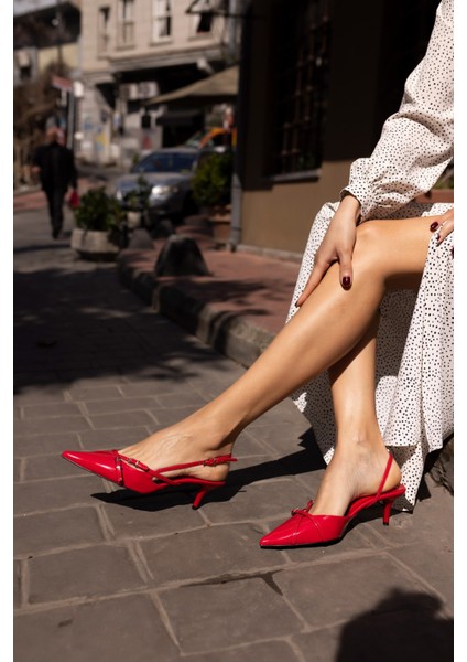 Boris Kadın Hasır Taba Miu Tarzi Topuklu Ayakkabi