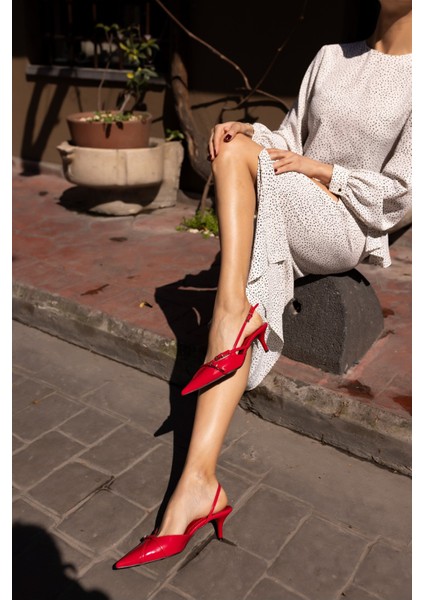 Boris Kadın Hasır Taba Miu Tarzi Topuklu Ayakkabi