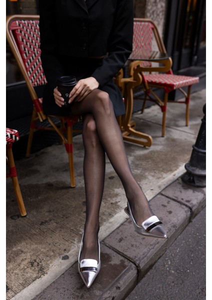 Conroy Kadin Gumus Topuklu Ayakkabi fiyatları