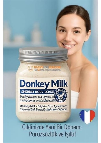 Modacar Donkey Milk Vücut Peelingi 500 ml - Ölü Deri Temizleyici, Cilt Aydınlatıcı ve Yoğun Nemlendirici Vücut Scrubı fiyatları